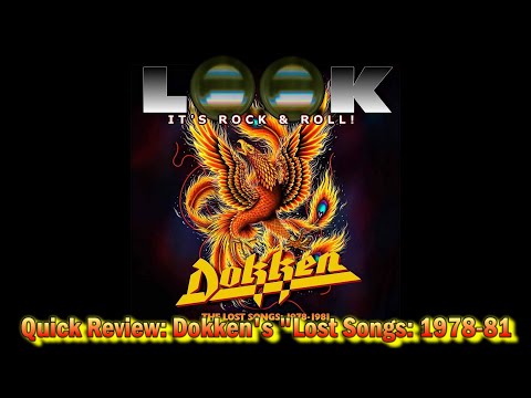 Look! It's Rock 'n' Roll Quick Review: Dokken's "Lost Songs: 1978-1981"