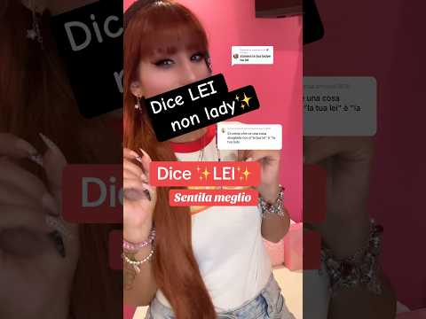 Dice Lei non lady ✨✨#whitegirlwasted #annapepe #lady