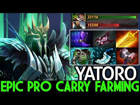 YATORO [Wraith King] Epic Pro Carry Farming Against CEB Offlane Dota 2