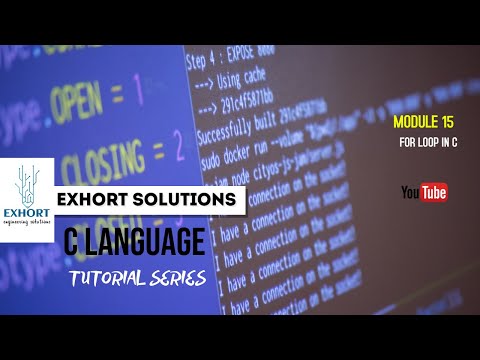 9 For Loop In C C Language Tutorial Coding Tutorial