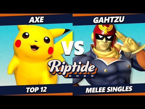 Riptide 2025 - Axe (Pikachu) Vs. Gahtzu (Captain Falcon) Smash Melee - SSBM