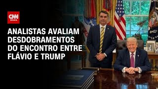 Vídeo: Encontro com Flávio Bolsonaro muda posição de Trump sobre Brasil? | CNN PRIME TIME