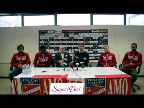 La presentazione ufficiale dei nuovi calciatori biancorossi (Cretella, Gondo, Panico e Bifulco)