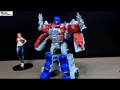 0569 胡服騎射的變形金剛分享時間569集  Transformers Titans Return Leader Class POWERMASTER OPTIMUS PRIME 泰坦之戰 L級 超能
