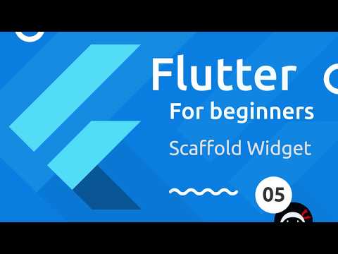Flutter Tutorial for Beginners 5 Scaffold AppBar Widgets