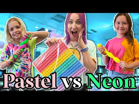 Neon vs Pastel Fidget Challenge! | Subscriber vs Sierra Showdown ep  5