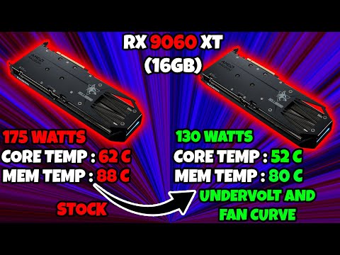 If you have the RX 9060 XT (16GB) YOU SHOULD DO A UNDERVOLT AND FAN CURVE ASAP...