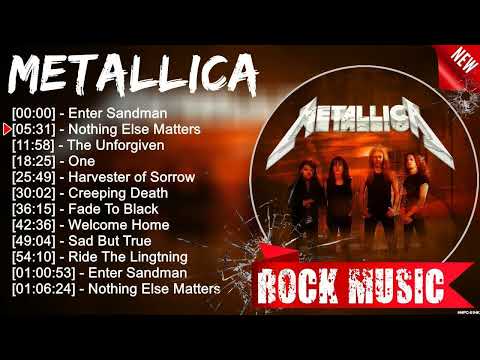 Metallica Greatest Hits Playlist Full Album ~ Best Rock Rock Songs Collection Of All Time