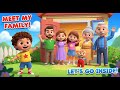 Meet My Happy Family Educational Song For Kids Nursery Rhymes For Children Sing Along