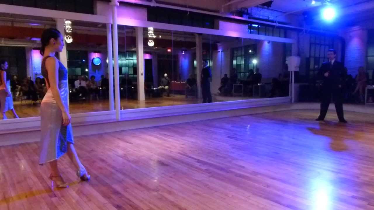 Argentine Tango performance 3 by Luciano and Rocio at Mate Amargo Milonga, September 27, 2013