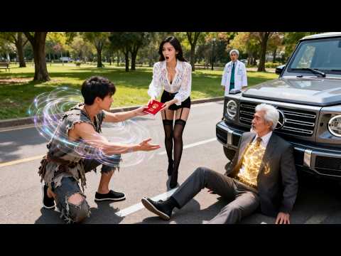 窮小夥一掌救下美女爺爺，沒想到他是剛下山的天下第一隱世神醫，美女富婆回家第一件事，就是拿上千億家產上門求娶#爽剧 #男频 #短剧 #美女短剧