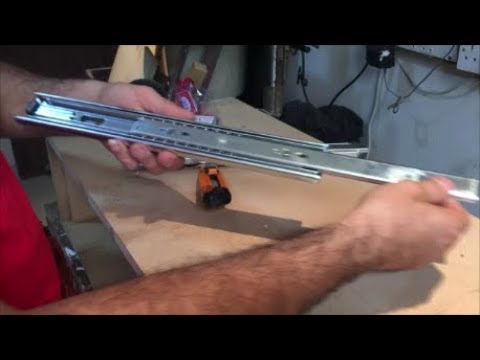 How to install drawer slides step by step