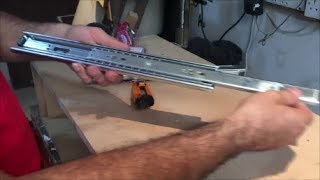 How to install drawer slides step by step