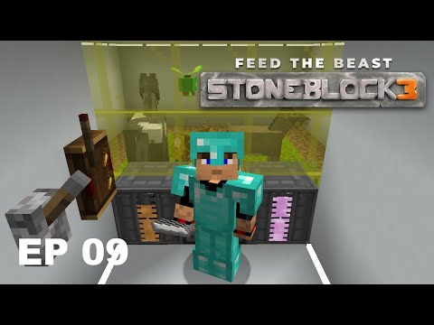 Stoneblock 3 - Episode 09 - Passive Mob Farm (Industrial Foregoing)