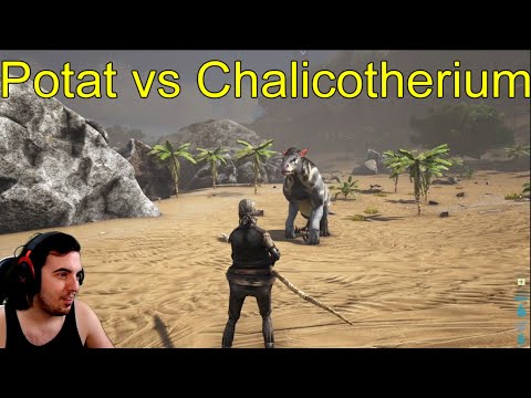 My First Death? | Potat vs Chalicotherium | Ark: Survival Evolved