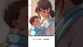 【育児あるある⁈】赤ちゃん寝かしつけ #chatgpt #canva #子育て  #育児あるある