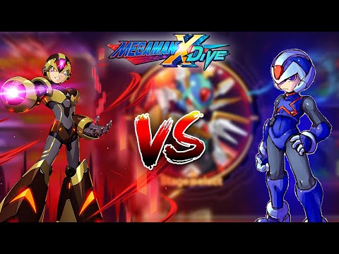 χ -kai- Vs Copy X - Guild Boss | Mega Man X DiVE (Mobile Controls PvE)