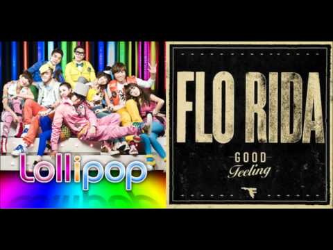 Big Bang feat. 2NE1 vs. Flo Rida - Good Feeling Lollipop (Mash-Up)