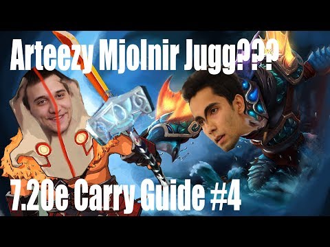 Farming/Fighting patterns with Arteezy Juggernaut - 7.20e Dota2 Carry Guide #4