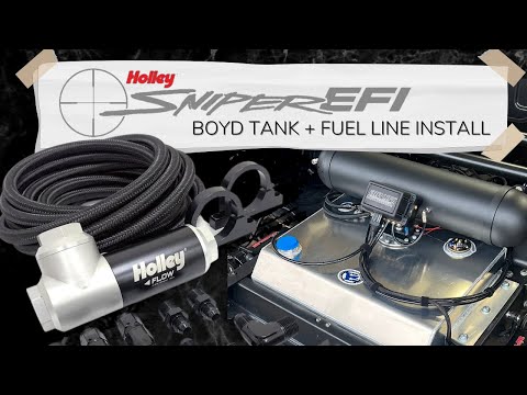 C10 EFI Fuel Line Kit Installation for Holley Sniper + Boyd Welding Tank