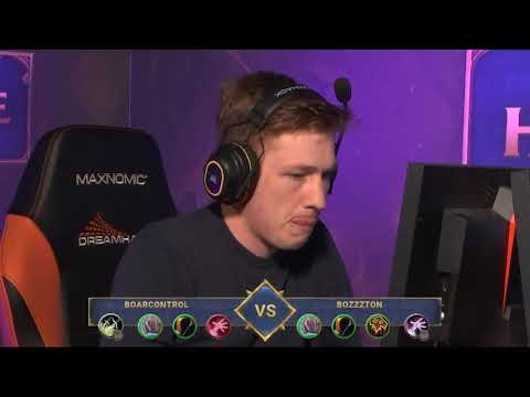 HCT Dreamhack Winter: Bozzzton vs BoarControl - Hearthstone Sweden Grand Prix 2018 | Day 2 Poff Ro16