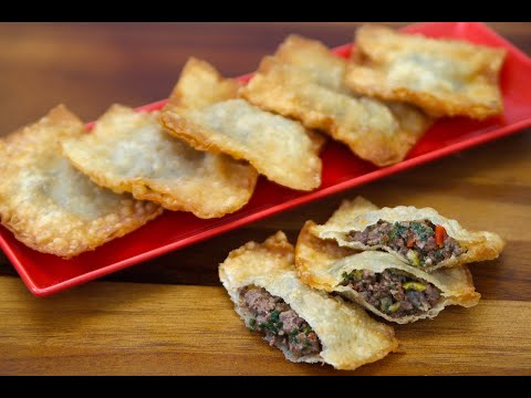 FRIED SAVORY PASTRY (BRAZILIAN PASTEL DE CARNE)