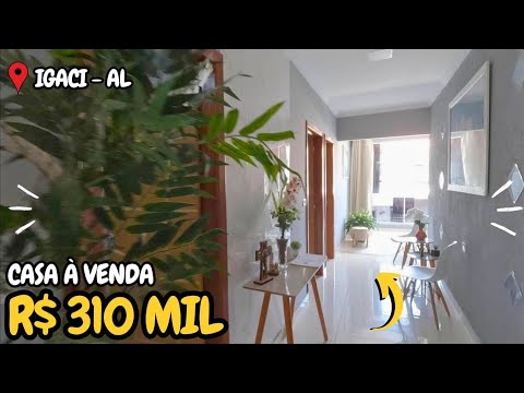 CASA DE 1°ANDAR À VENDA IGACI ALAGOAS BRASIL 