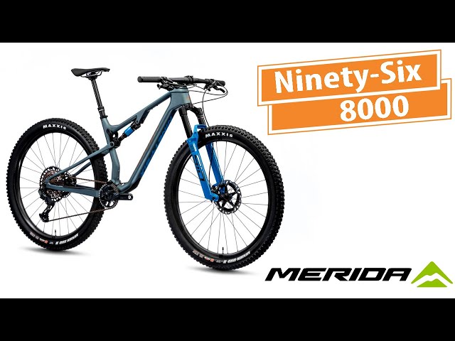 Видео Велосипед Merida Ninety-Six 8000 Mat Steel Blue (Glossy Brown)