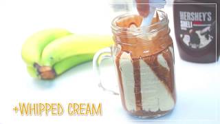 วิธีทำ Ice-Cream Banana Smoothie