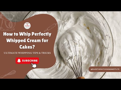 How to Whip Perfectly Whipped Cream for Cakes | Ultimate Whipping Tips & Tricks