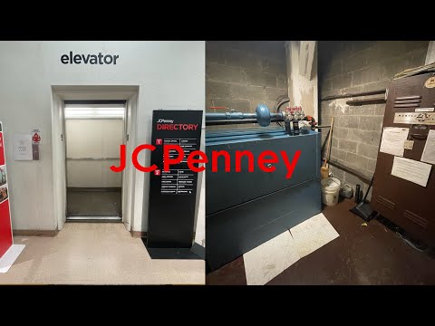 EPIC Vintage Montgomery Hydraulic Elevator | JCPenney | Canton, OH + Machine Room!