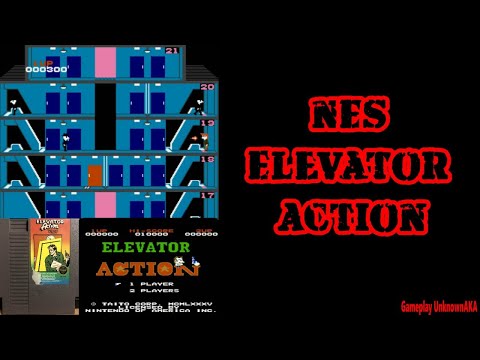 Gameplay Unknown AKA Elevator Action NES