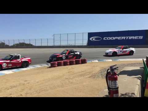 Mazda "Rennen deines Lebens" Laguna Seca Rennen #2 – Corkscrew-Kurve 2/5 (SloMo)