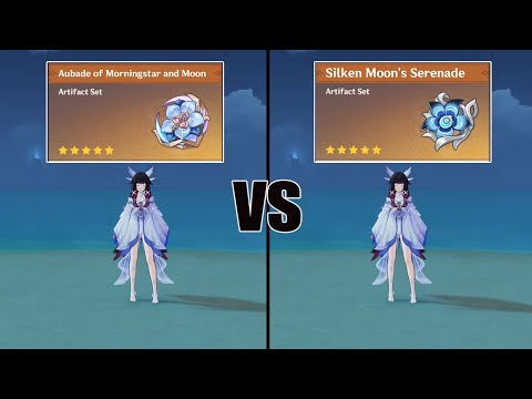 NEW Artifacts set is GOOD?? Coumbina Best Artifacts - Aubade vs Silken // Genshin impact