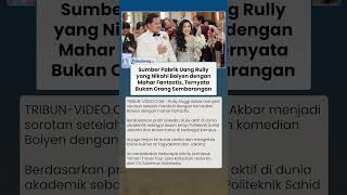 Sumber Pabrik Uang Rully Anggi Akbar Suami Boiyen, Pantas Mampu Beri Mahar Emas dan Rp 110 Juta