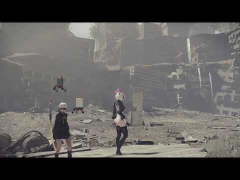 NieR:Automata walkthrough - Part 15 (Route A) - [A]lien signal