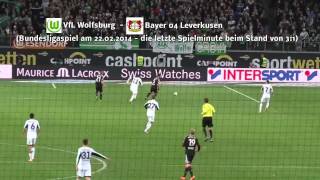 preview picture of video 'VfL Wolfsburg - Bayer Leverkusen 3:1 (Impressionen rund um die Partie)'
