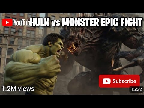 HULK vs MONSTER – The Most Savage Fight Ever! 😱
