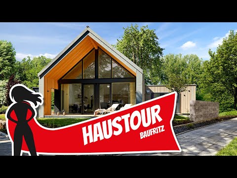 House tour: Barrier-free bungalow - New healthy prefabricated house | House building heroes