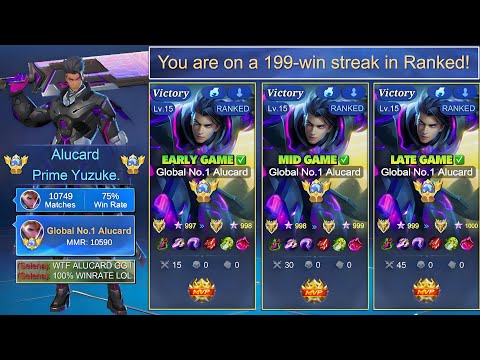199-WINSTREAK!!! Global No.1 Alucard Best Guide to Always Dominate in Solo Rank | Tips & Tricks ✅