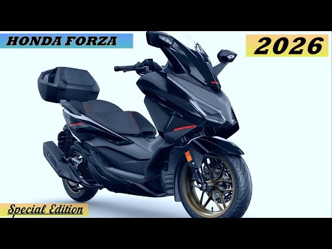 New look for 2026 Honda Forza 350 and 125. Colors and price