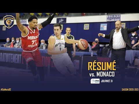 Résumé - Jeep Elite J31 Metropolitans 92 vs. Monaco - Saison 2020-2021