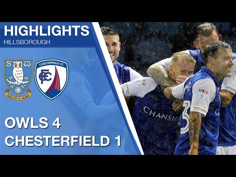 Sheffield Wednesday 4 Chesterfield 1 | Extended highlights | 2017/18 Carabao Cup