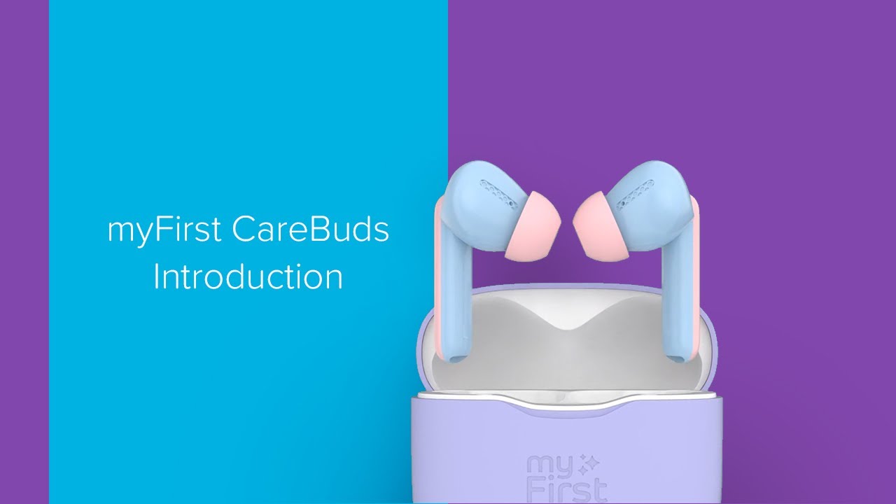 myFirst Kinderkopfhörer CareBuds Hellblau/Rosa/Violett myFirst Kinderkopfhörer CareBuds Hellblau/Rosa/Violett