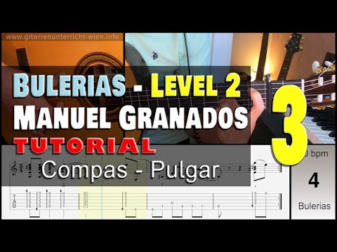 Bulerias Fragments (Manuel Granados) Level 2-Nr.3 - [Compas-Pulgar-Exercise]