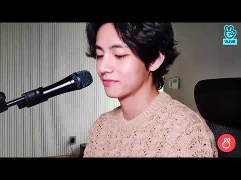 Pink sweat$ '17'| Taehyung(BTS) cover  || VLIVE || lyrics