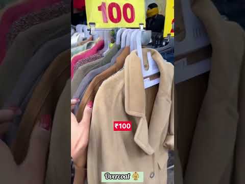 Sarojini Nagar Market Delhi | Coat Price₹100 #sarojininagar #shorts #coat #shopping #delhimarket