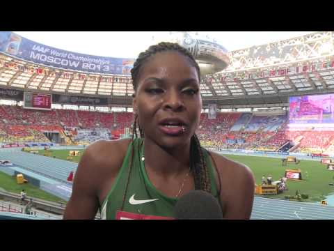 Moscow 2013 - Regina GEORGE NGR - 400m Women - Heat 5