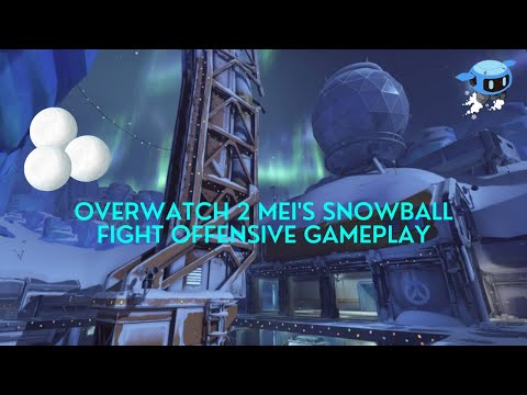 Overwatch 2 Mei's snowball fight offensive gameplay | Aircraft Gamer