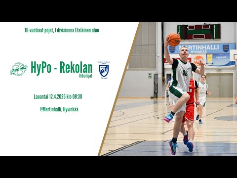 MU16 I div: HyPo - Rekolan Urheilijat